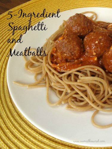 5 Ingredient Spaghetti and Meatballs 5 Ingredient Spaghetti and Meatballs