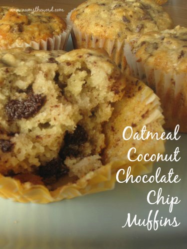 Oatmeal Coconut Chocolate Chip Muffins Oatmeal Coconut Chocolate Chip Muffins
