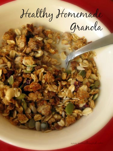 Healthy Homemade Granola Healthy Homemade Granola
