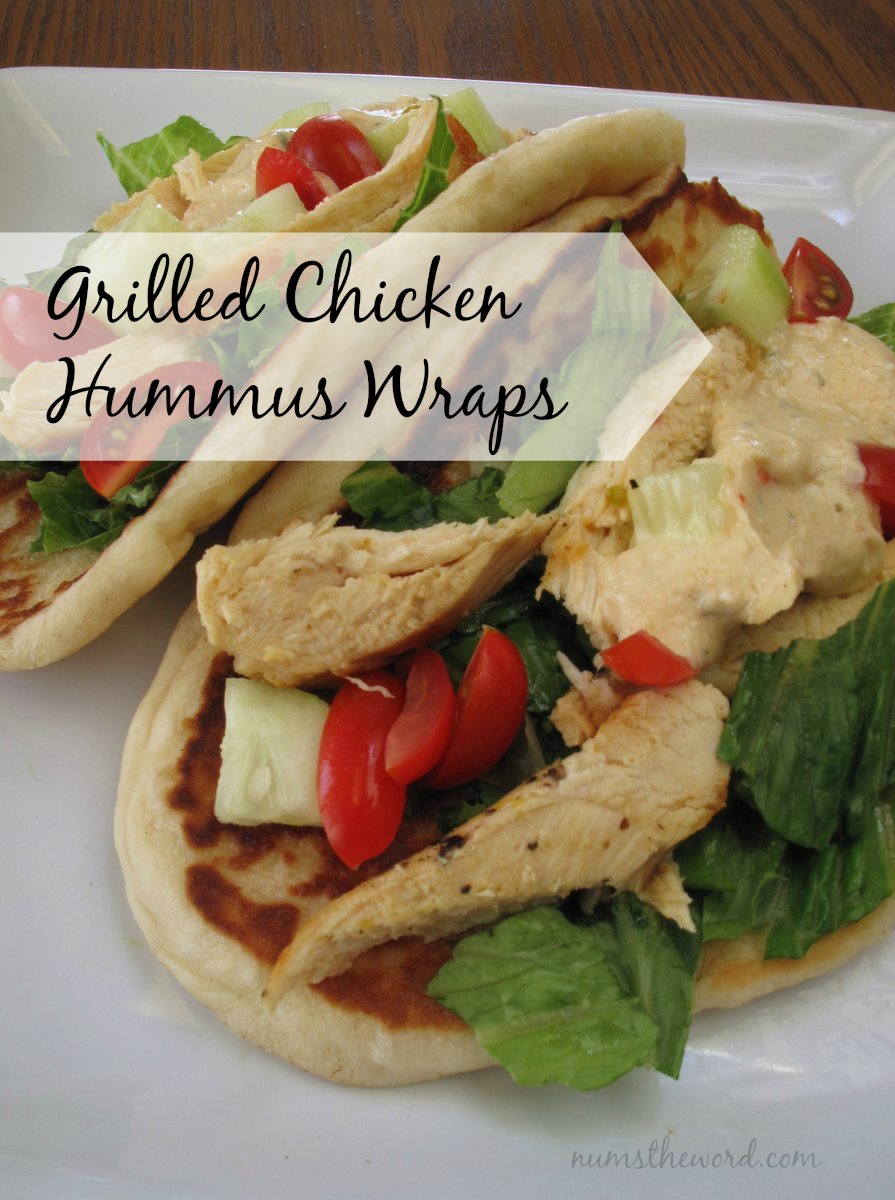 Grilled Chicken Hummus Wraps Grilled Chicken Hummus Wraps