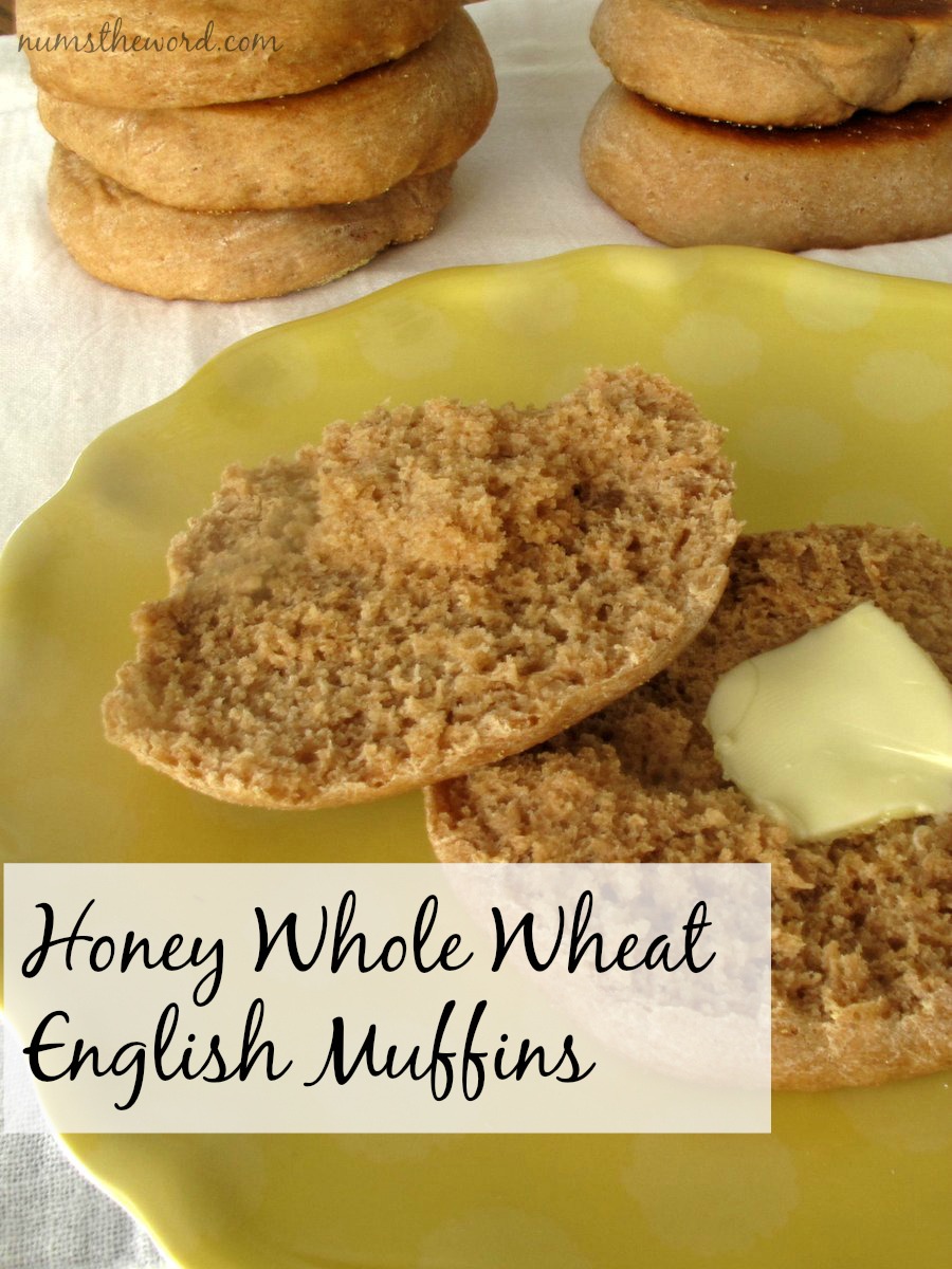 Honey Whole Wheat English Muffins Honey Whole Wheat English Muffins