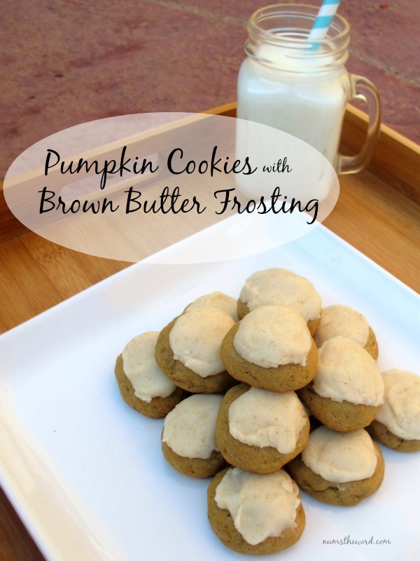 Pumpkin Cookies with Brown Butter Frosting Pumpkin Cookies with Brown Butter Frosting