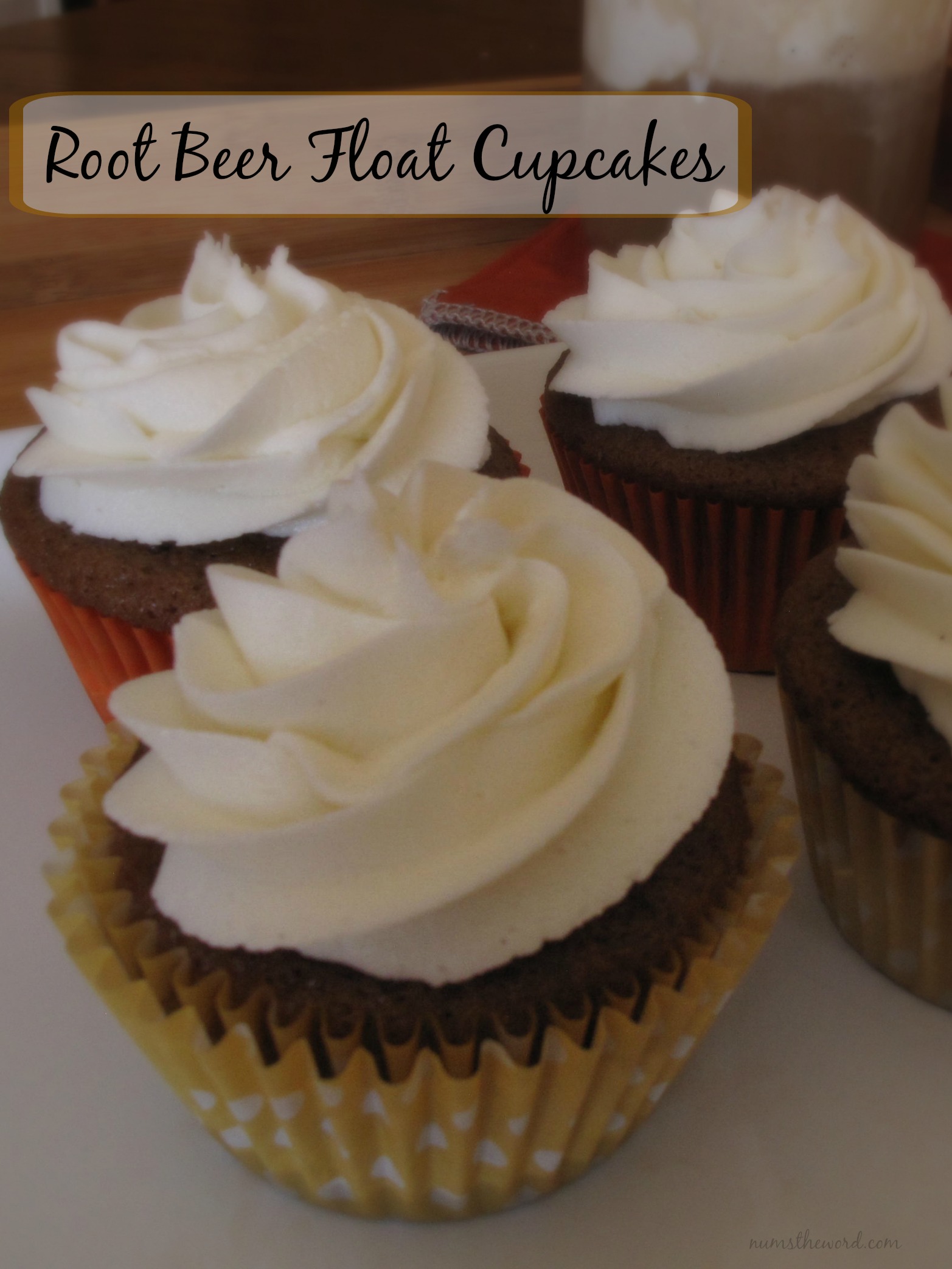 Root Beer Float Cupcakes Root Beer Float Cupcakes