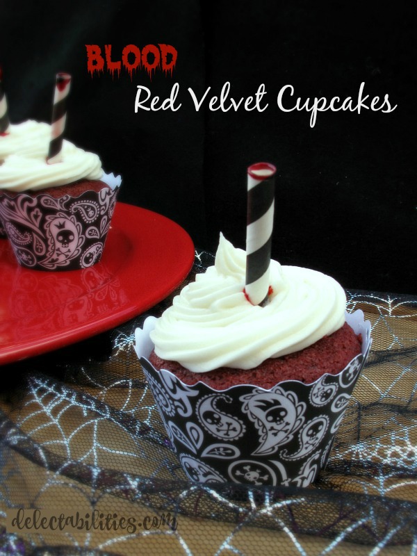 Blood Red Velvet Cupcakes Blood Red Velvet Cupcakes