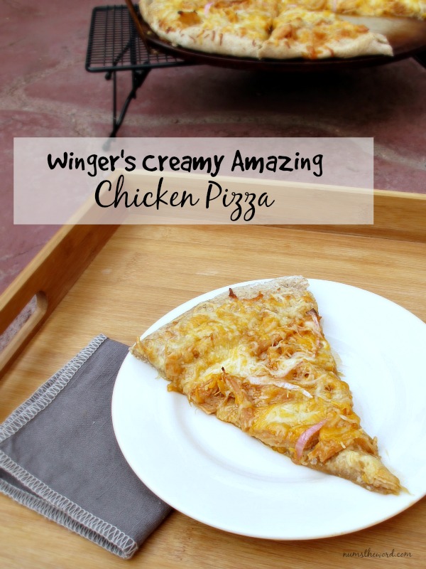 Winger's Creamy Amazing Chicken Pizza Winger's Creamy Amazing Chicken Pizza