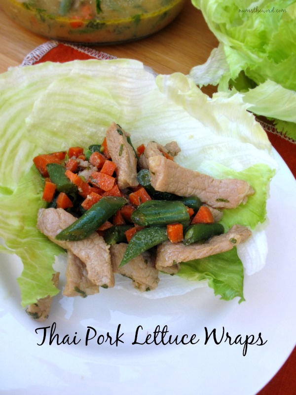 Thai Pork Lettuce Wraps Thai Pork Lettuce Wraps