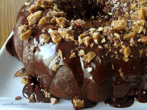 Toffee Chocolate Bundt Cake Toffee Chocolate Bundt Cake
