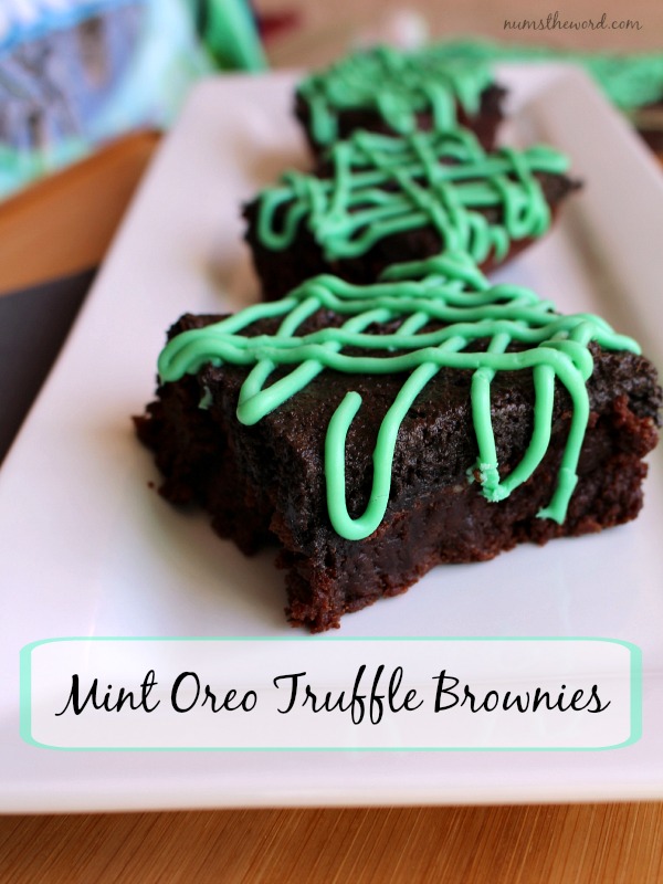 Mint Oreo Truffle Brownies Mint Oreo Truffle Brownies