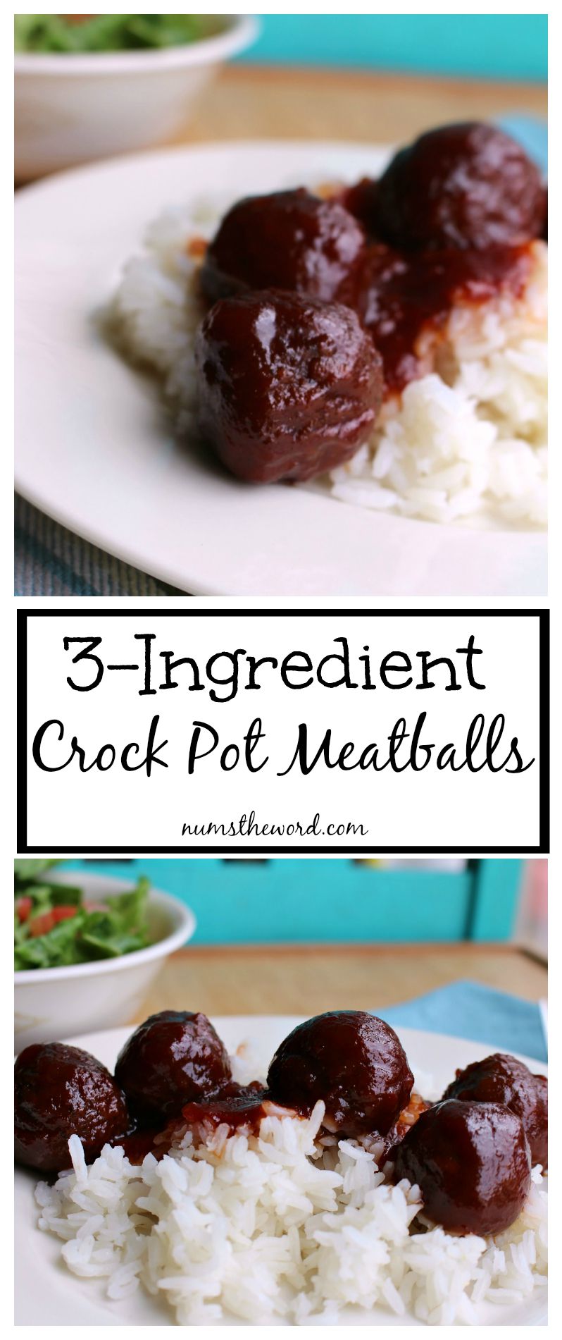 3-Ingredient Crock Pot Meatballs 3-Ingredient Crock Pot Meatballs