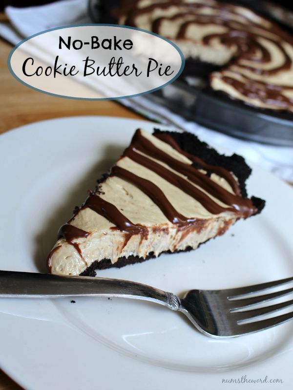 No-bake Cookie Butter Pie No-bake Cookie Butter Pie