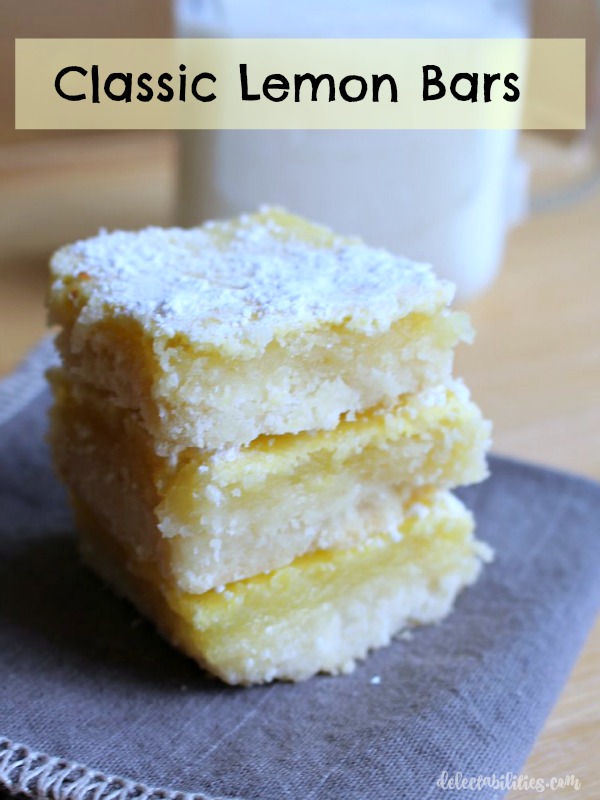 Classic Lemon Bars Classic Lemon Bars