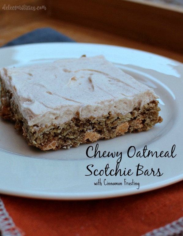 Chewy Oatmeal Scotchie Bars Chewy Oatmeal Scotchie Bars