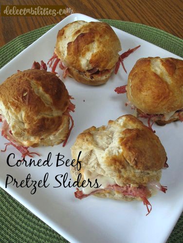 Corned Beef Pretzel Sliders Corned Beef Pretzel Sliders