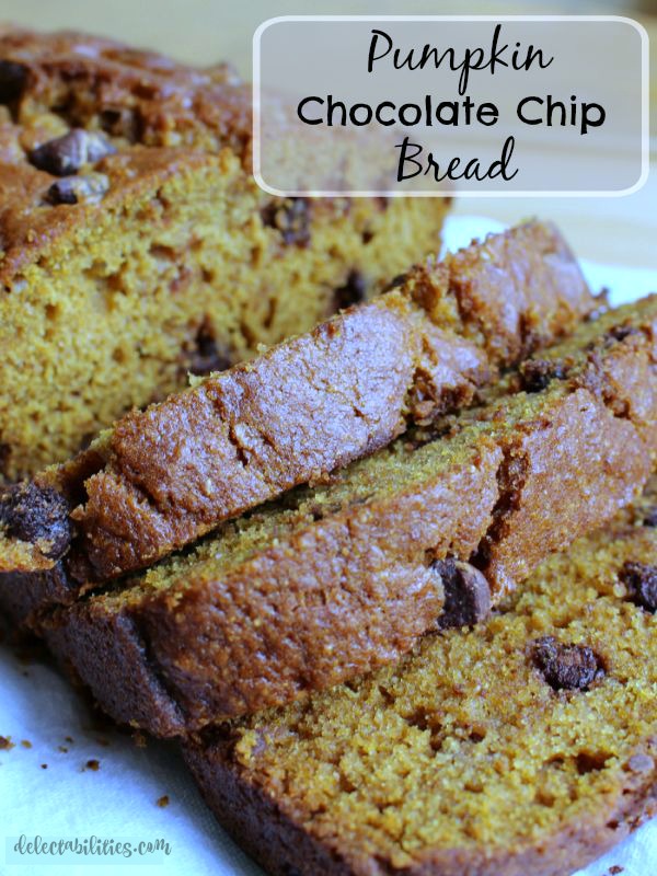 Pumpkin Chocolate Chip Bread Pumpkin Chocolate Chip Bread