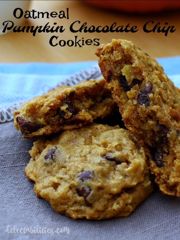 Oatmeal Pumpkin Chocolate Chip Cookies Oatmeal Pumpkin Chocolate Chip Cookies